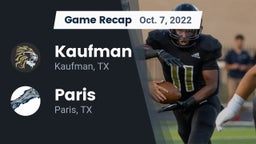 Recap: Kaufman  vs. Paris  2022