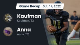 Recap: Kaufman  vs. Anna  2022