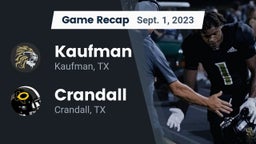 Recap: Kaufman  vs. Crandall  2023
