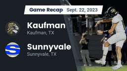 Recap: Kaufman  vs. Sunnyvale  2023