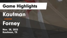 Kaufman  vs Forney  Game Highlights - Nov. 28, 2023