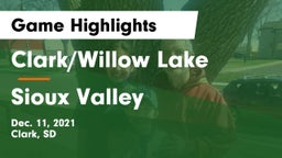 Clark/Willow Lake  vs Sioux Valley  Game Highlights - Dec. 11, 2021