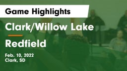 Clark/Willow Lake  vs Redfield  Game Highlights - Feb. 10, 2022