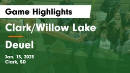 Clark/Willow Lake  vs Deuel  Game Highlights - Jan. 13, 2023
