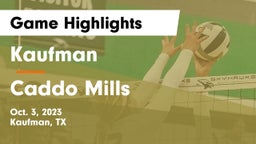 Kaufman  vs Caddo Mills  Game Highlights - Oct. 3, 2023