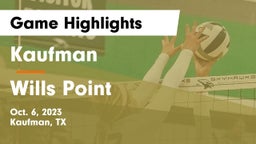 Kaufman  vs Wills Point  Game Highlights - Oct. 6, 2023