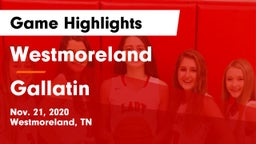 Westmoreland  vs Gallatin  Game Highlights - Nov. 21, 2020