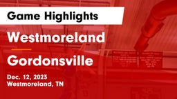 Westmoreland  vs Gordonsville  Game Highlights - Dec. 12, 2023