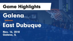 Galena  vs East Dubuque Game Highlights - Nov. 16, 2018