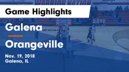 Galena  vs Orangeville  Game Highlights - Nov. 19, 2018