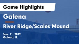 Galena  vs River Ridge/Scales Mound Game Highlights - Jan. 11, 2019