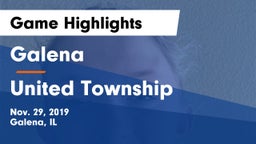 Galena  vs United Township Game Highlights - Nov. 29, 2019