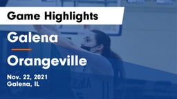 Galena  vs Orangeville  Game Highlights - Nov. 22, 2021
