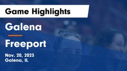 Galena  vs Freeport  Game Highlights - Nov. 20, 2023