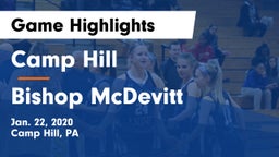 Camp Hill  vs Bishop McDevitt  Game Highlights - Jan. 22, 2020