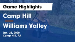 Camp Hill  vs Williams Valley  Game Highlights - Jan. 25, 2020