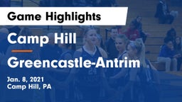 Camp Hill  vs Greencastle-Antrim  Game Highlights - Jan. 8, 2021