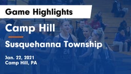 Camp Hill  vs Susquehanna Township  Game Highlights - Jan. 22, 2021