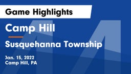 Camp Hill  vs Susquehanna Township  Game Highlights - Jan. 15, 2022