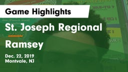 St. Joseph Regional  vs Ramsey  Game Highlights - Dec. 22, 2019