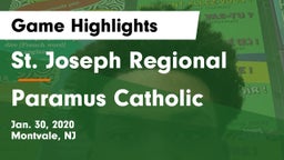 St. Joseph Regional  vs Paramus Catholic  Game Highlights - Jan. 30, 2020