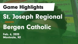 St. Joseph Regional  vs Bergen Catholic  Game Highlights - Feb. 6, 2020