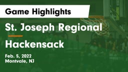 St. Joseph Regional  vs Hackensack  Game Highlights - Feb. 5, 2022