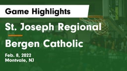 St. Joseph Regional  vs Bergen Catholic  Game Highlights - Feb. 8, 2022