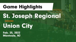St. Joseph Regional  vs Union City  Game Highlights - Feb. 25, 2022