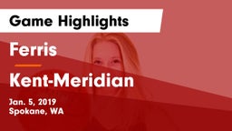 Ferris  vs Kent-Meridian   Game Highlights - Jan. 5, 2019