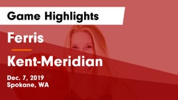 Ferris  vs Kent-Meridian   Game Highlights - Dec. 7, 2019
