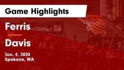 Ferris  vs Davis  Game Highlights - Jan. 4, 2020