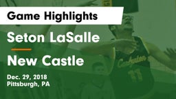 Seton LaSalle  vs New Castle  Game Highlights - Dec. 29, 2018