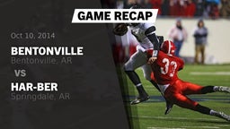 Recap: Bentonville  vs. Har-Ber  2014