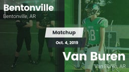 Matchup: Bentonville High vs. Van Buren  2019
