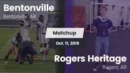 Matchup: Bentonville High vs. Rogers Heritage  2019