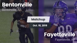 Matchup: Bentonville High vs. Fayetteville  2019