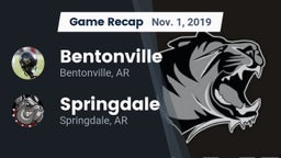 Recap: Bentonville  vs. Springdale  2019