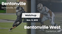 Matchup: Bentonville High vs. Bentonville West  2019