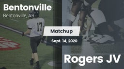 Matchup: Bentonville High vs. Rogers JV 2020