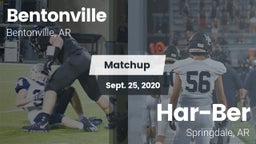 Matchup: Bentonville High vs. Har-Ber  2020