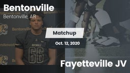 Matchup: Bentonville High vs. Fayetteville JV 2020