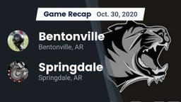 Recap: Bentonville  vs. Springdale  2020