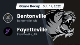 Recap: Bentonville  vs. Fayetteville  2022