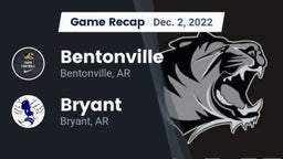 Recap: Bentonville  vs. Bryant  2022