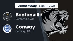 Recap: Bentonville  vs. Conway  2023