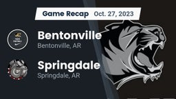 Recap: Bentonville  vs. Springdale  2023