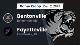 Recap: Bentonville  vs. Fayetteville  2023
