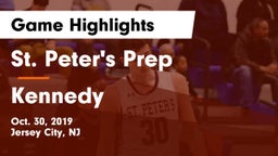 St. Peter's Prep  vs Kennedy  Game Highlights - Oct. 30, 2019