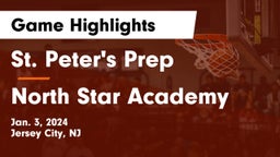 St. Peter's Prep  vs North Star Academy  Game Highlights - Jan. 3, 2024